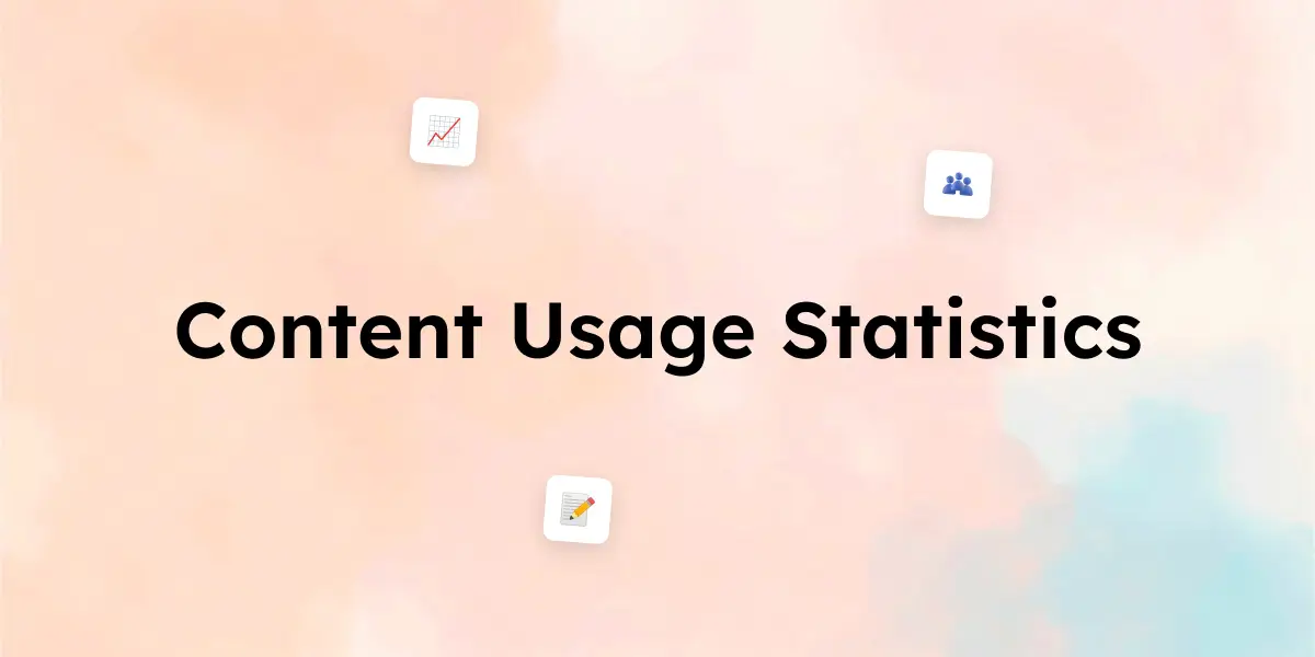 30 Content Usage Statistics for Documentation Teams in 2025